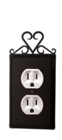 Hear t- Single Outlet Cover