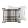 4 Piece Plaid Comforter Set