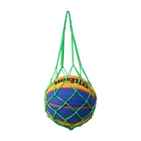 Sports Bag Basketball Football Volleyball Mesh Bag Basketball Bag Bold Storage (Option: Thick Green-Bulk)